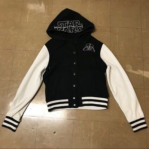 Star Wars Darth Vader Letterman-Style Sweater